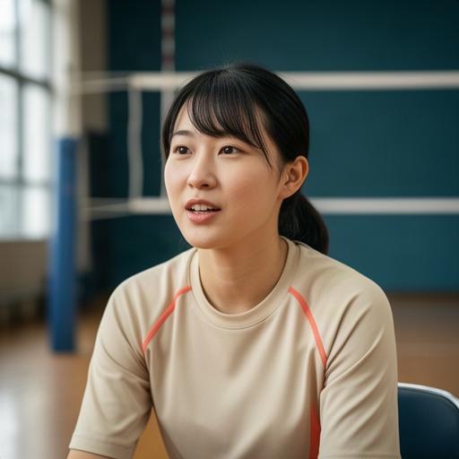 進学後の競技生活について語る三重県出身の女性アスリート